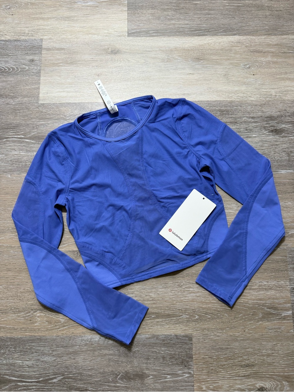 Lululemon Mesh Panelled Training LS Shirt Wild Indigo